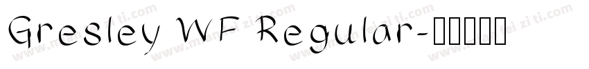 Gresley WF Regular字体转换